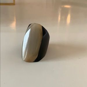 Brown wooden ring